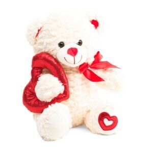 LINZY TOYS Tan 12in Tender Heart Stuffed Teddy Bear